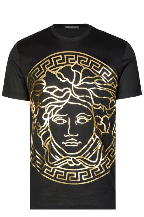 versace medusa motif t shirt|Versace look alike shirts.